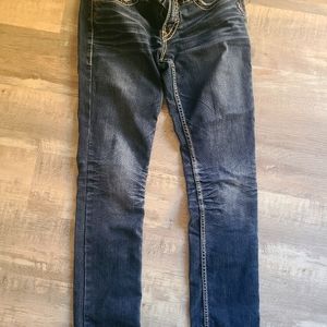 Womens silver jeans